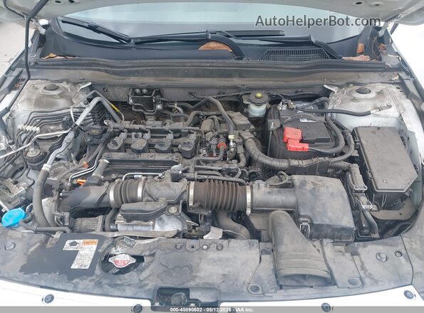 1HGCV1F11MA015242 2021 HONDA ACCORD White Rear view