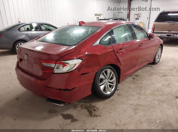 1HGCV1F12JA162813 2018 HONDA ACCORD Red Задня права чверть