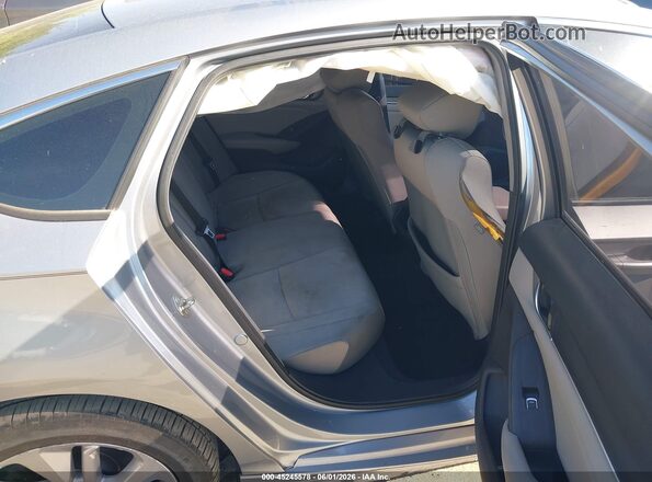 1HGCV1F12KA065287 2019 HONDA ACCORD Silver VIN կոդի պիտակի տեսք