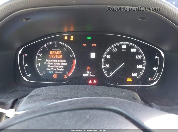 1HGCV1F12KA065287 2019 HONDA ACCORD Silver Հետևի նստատեղերի տեսք