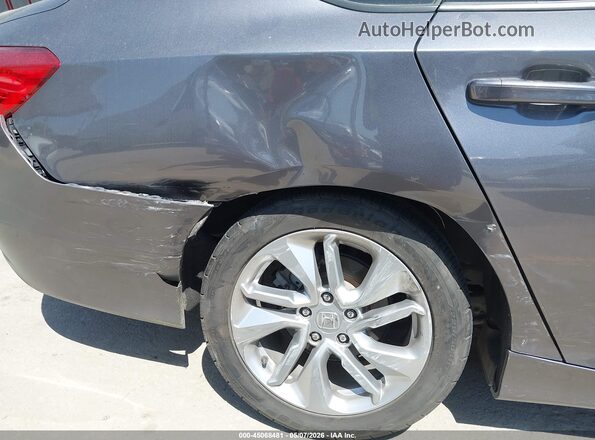 1HGCV1F13JA095431 2018 HONDA ACCORD Gray 