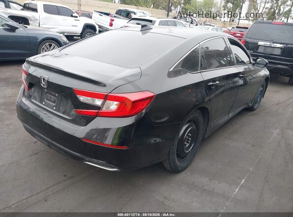 1HGCV1F13LA077367 2020 HONDA ACCORD Black Задня права чверть