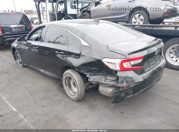 1HGCV1F13LA077367 2020 HONDA ACCORD Black Задня ліва чверть
