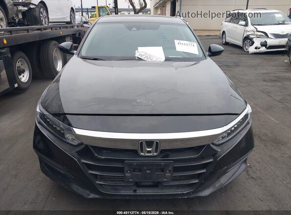 1HGCV1F13LA077367 2020 HONDA ACCORD Black Вид задньої частини салону