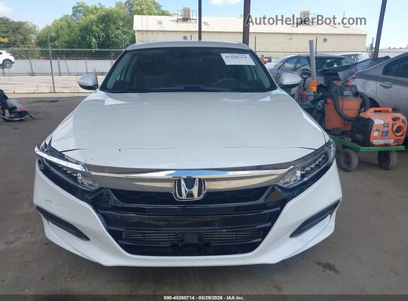 1HGCV1F13LA120640 2020 HONDA ACCORD White Vista del cuadro de instrumentos