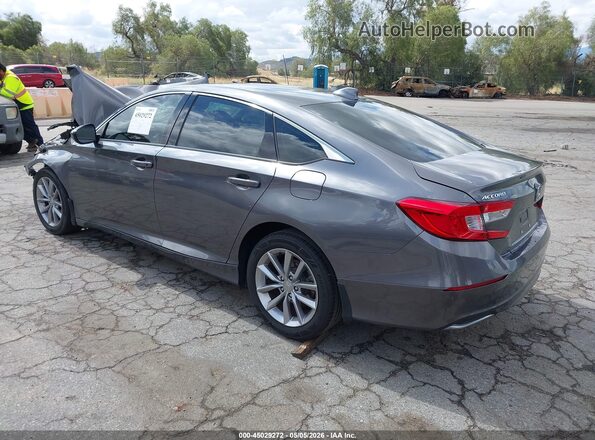 1HGCV1F13MA005196 2021 HONDA ACCORD Серый Задняя левая четверть