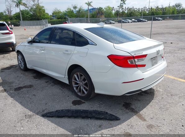 1HGCV1F13MA050607 2021 HONDA ACCORD White Trasero izquierdo