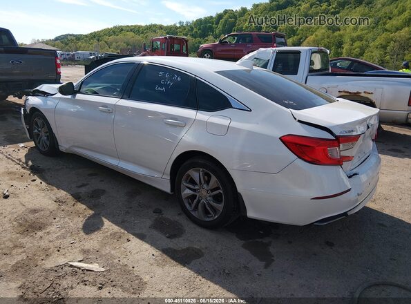 1HGCV1F14JA051132 2018 HONDA ACCORD White Trasero izquierdo