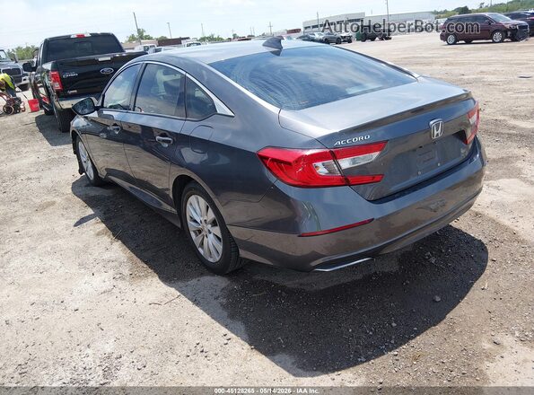 1HGCV1F14KA051570 2019 HONDA ACCORD Gray Trasero izquierdo