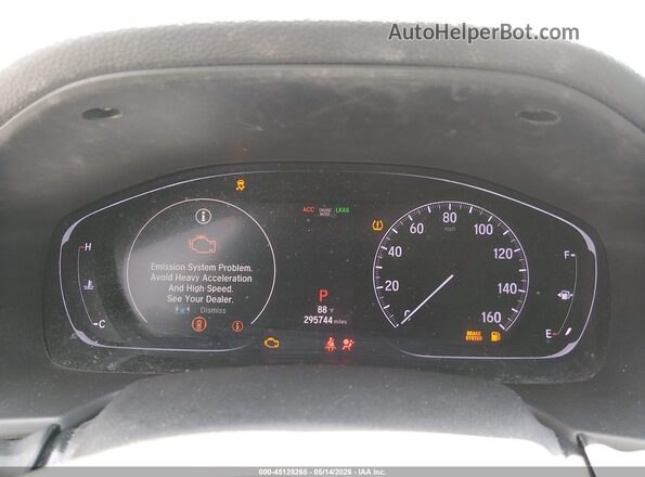 1HGCV1F14KA051570 2019 HONDA ACCORD Gray Vista de los asientos traseros