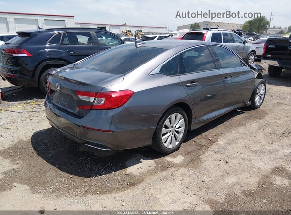 1HGCV1F14KA051570 2019 HONDA ACCORD Gray Trasero derecho