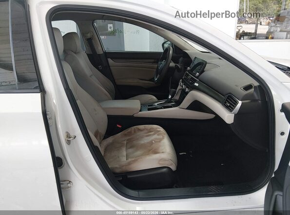 1HGCV1F14KA054100 2019 HONDA ACCORD Белый 