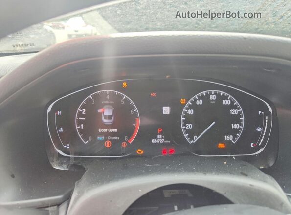 1HGCV1F14KA073472 2019 HONDA ACCORD Белый 