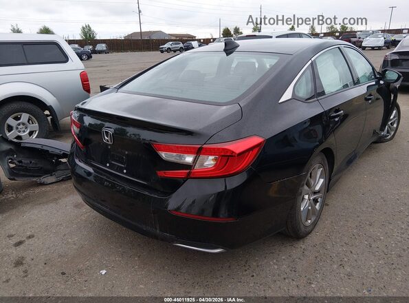 1HGCV1F14KA094810 2019 HONDA ACCORD Black უკანა მარჯვენა
