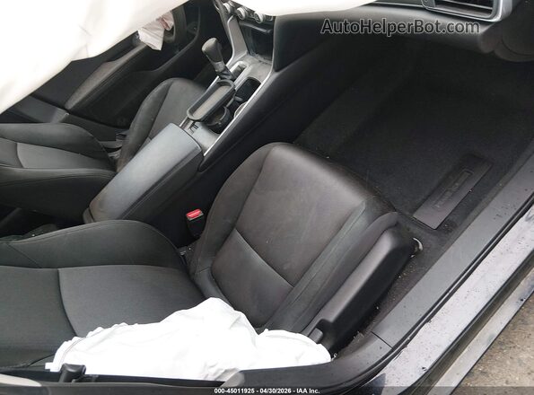 1HGCV1F14KA094810 2019 HONDA ACCORD Black წინა სალონის ხედი