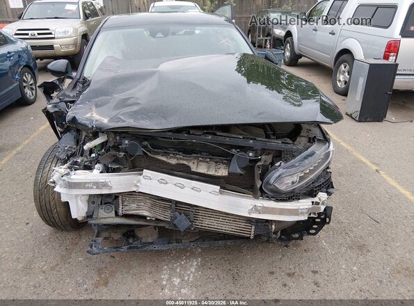 1HGCV1F14KA094810 2019 HONDA ACCORD Black წინა ხედი