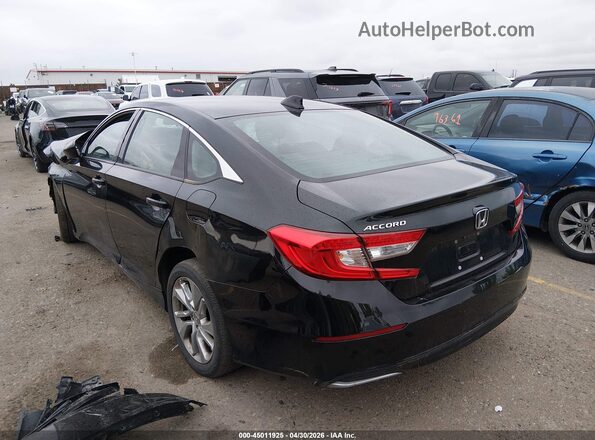 1HGCV1F14KA094810 2019 HONDA ACCORD Black უკანა მარცხენა