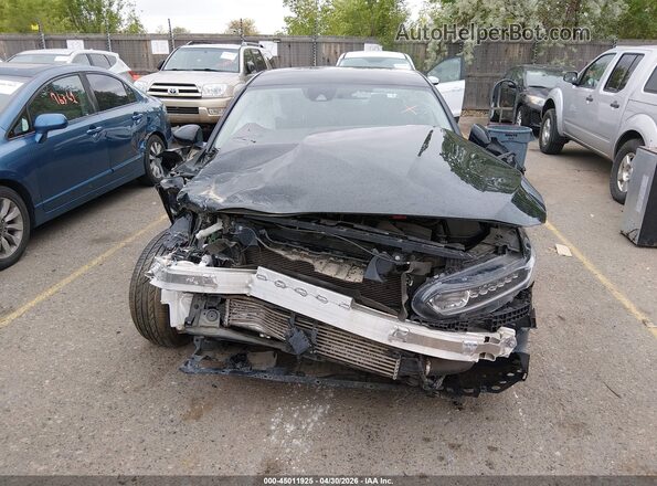 1HGCV1F14KA094810 2019 HONDA ACCORD Black წინა პანელის ხედი