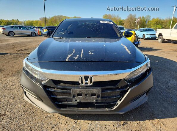 1HGCV1F14KA128325 2019 HONDA ACCORD Black Դիմացի տեսք