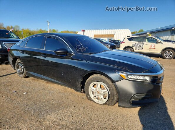 1HGCV1F14KA128325 2019 HONDA ACCORD Black Առջևի աջ