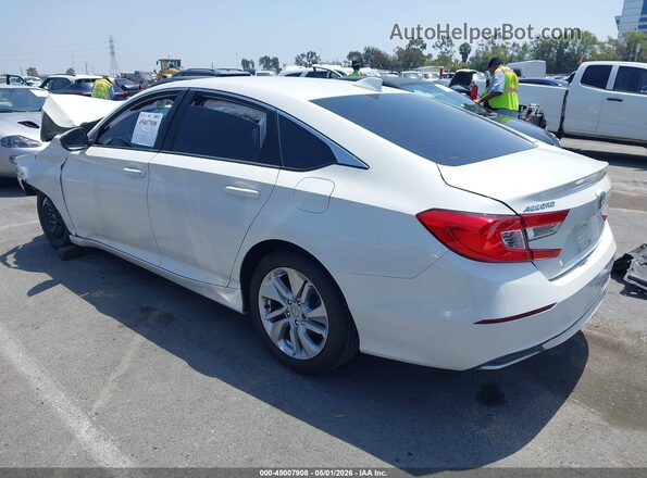 1HGCV1F14KA152849 2019 HONDA ACCORD Белый Задняя левая четверть
