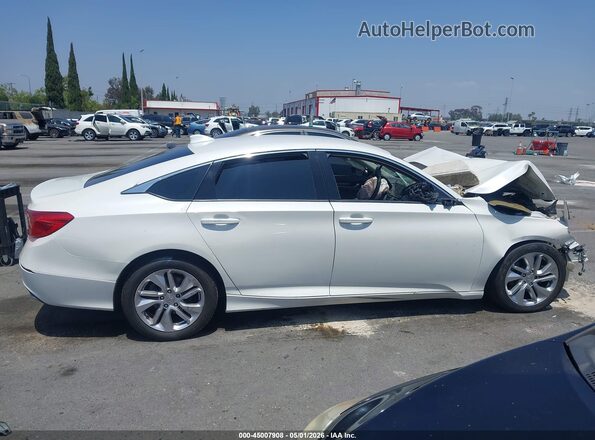 1HGCV1F14KA152849 2019 HONDA ACCORD Белый Вид задней части салона