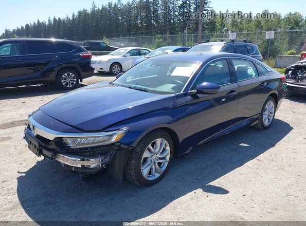 1HGCV1F14LA008946 2020 HONDA ACCORD Dark Blue Передняя левая четверть