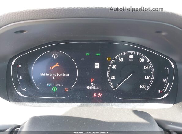 1HGCV1F14LA008946 2020 HONDA ACCORD Dark Blue Вид задних сидений