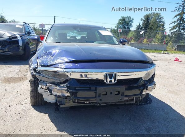 1HGCV1F14LA008946 2020 HONDA ACCORD Dark Blue Вид спереди