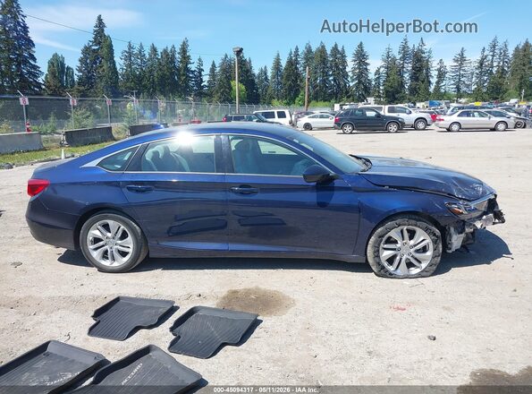 1HGCV1F14LA008946 2020 HONDA ACCORD Dark Blue Вид задней части салона