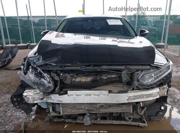 1HGCV1F14MA006406 2021 HONDA ACCORD Черный Вид щитка приборов