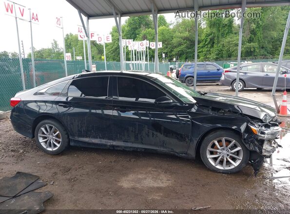 1HGCV1F14MA006406 2021 HONDA ACCORD Черный Вид задней части салона