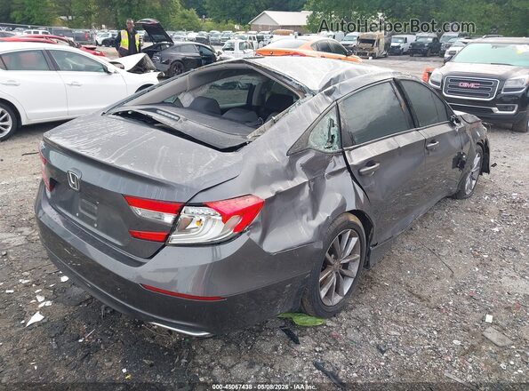 1HGCV1F14MA024243 2021 HONDA ACCORD Gray Задня права чверть