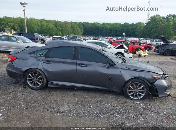 1HGCV1F14MA024243 2021 HONDA ACCORD Gray Вид спереду