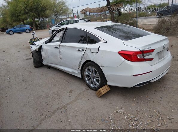 1HGCV1F15KA003110 2019 HONDA ACCORD White Հետևի ձախ