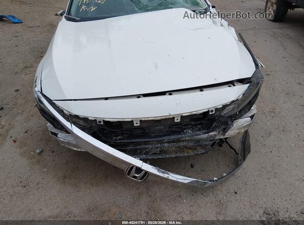 1HGCV1F15KA003110 2019 HONDA ACCORD White Դիմացի տեսք