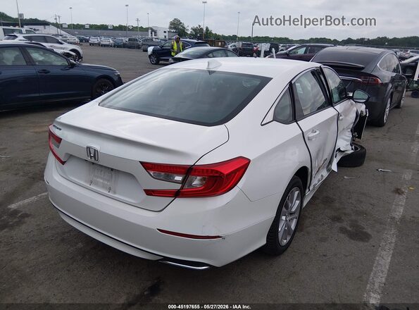 1HGCV1F15KA056812 2019 HONDA ACCORD Белый Задняя правая четверть