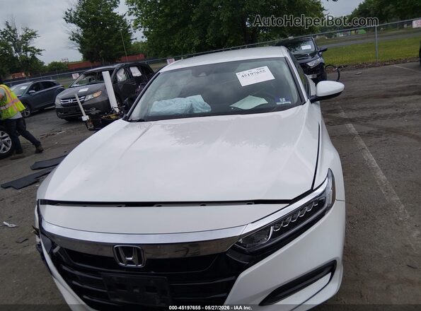 1HGCV1F15KA056812 2019 HONDA ACCORD Белый Вид щитка приборов