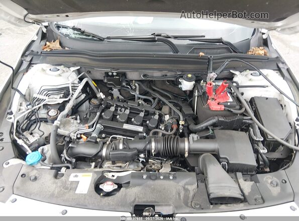 1HGCV1F15KA056812 2019 HONDA ACCORD Белый Вид сзади