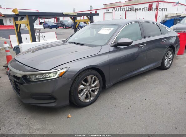 1HGCV1F15LA052521 2020 HONDA ACCORD Gray Vista tres cuartos delantera izquierda