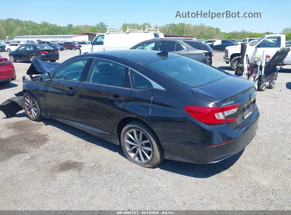 1HGCV1F15MA065030 2021 HONDA ACCORD Black Задня ліва чверть