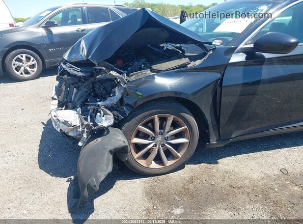 1HGCV1F15MA065030 2021 HONDA ACCORD Black Вид спереду