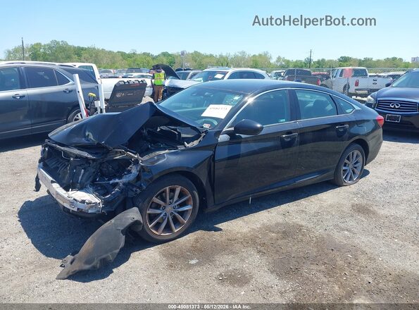 1HGCV1F15MA065030 2021 HONDA ACCORD Black Передня ліва чверть