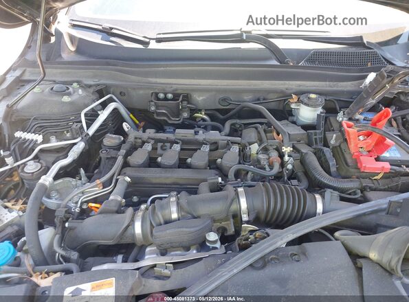 1HGCV1F15MA065030 2021 HONDA ACCORD Black Вид ззаду