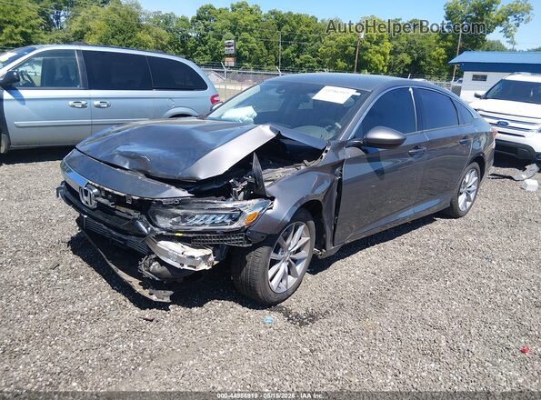 1HGCV1F15MA105932 2021 HONDA ACCORD Gray Vista tres cuartos delantera izquierda