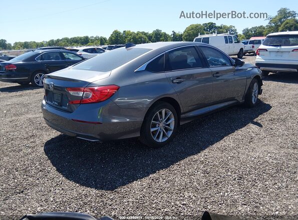 1HGCV1F15MA105932 2021 HONDA ACCORD Gray Trasero derecho