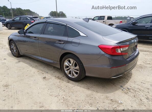 1HGCV1F16JA168128 2018 HONDA ACCORD Gray Rear left