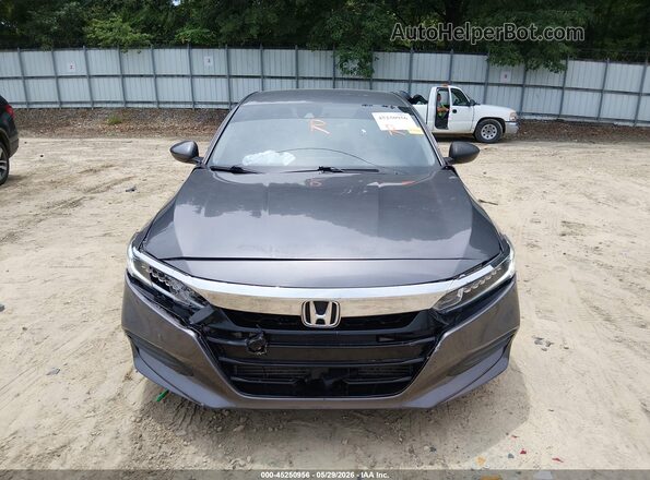 1HGCV1F16JA168128 2018 HONDA ACCORD Gray Instrument cluster view