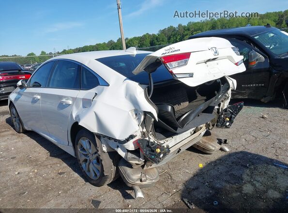 1HGCV1F16KA174092 2019 HONDA ACCORD White წინა ხედი