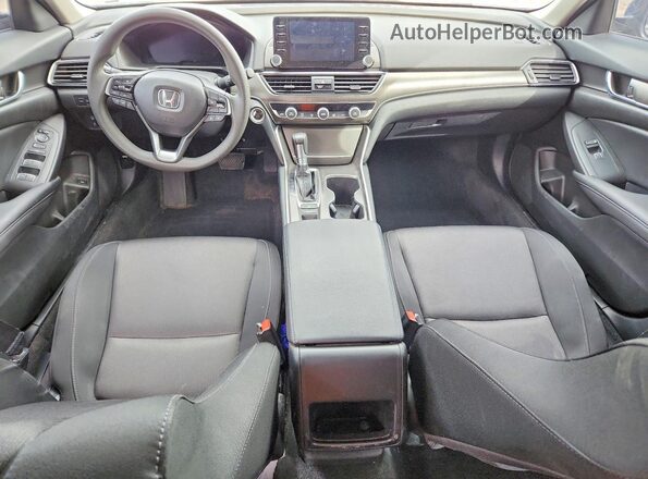 1HGCV1F16NA060775 2022 HONDA ACCORD Black Առջևի վահանակի տեսք